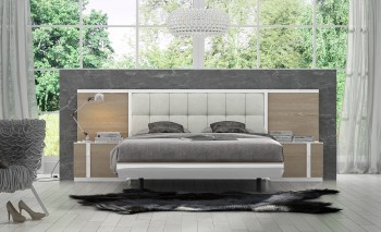 Sophisticated Quality Platform and Headboard Bed