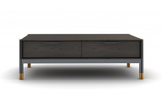 Oak Contemporary TV Stand Base in Wood