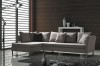 Refined Microfiber Sectional Couche with Pillows