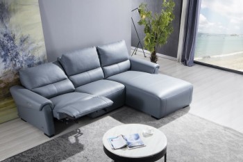 Adjustable Advanced Top-Grain Leather Sectional