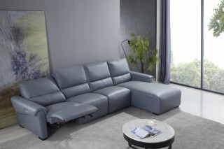 Adjustable Advanced Top-Grain Leather Sectional