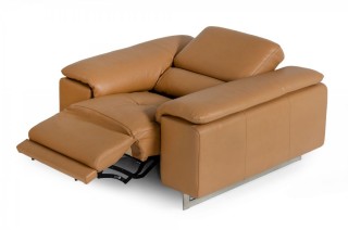 President Italian Made Leather Sofa Set