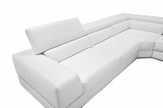 Elite Sectional Upholstered in Real Leather