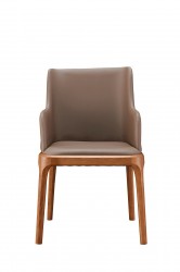 Contemporary Graceful Leather Dinner Furniture Set