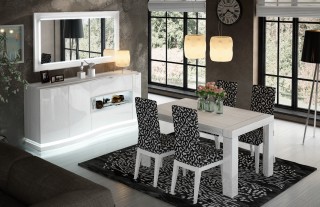 White Gloss Modern Dining Buffet