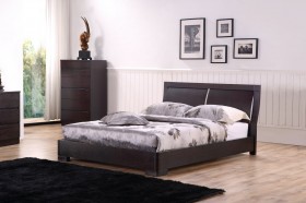 Stylish Wood Modern Platform Bed