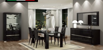 Extendable Leather Made in Italy Dining Room Design Extendable Leather Made in Italy Dining Room Design