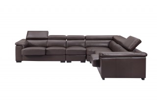 High End Quality Leather L-shape Sectional