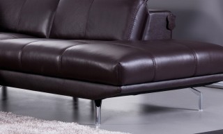 Exotic Italian Leather Sectional