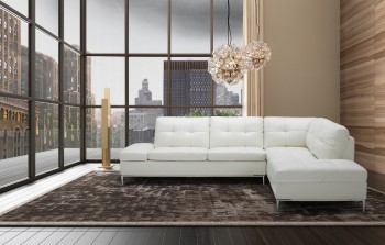 Elite Furniture Italian Leather Upholstery with Pillows