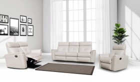 Contemporary Arizona Leather Living Room Set