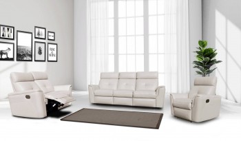 Contemporary Arizona Leather Living Room Set