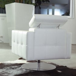 Contemporary Black and White Reclining Sofa Set