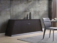4 Doors Wenge Oak Buffet for Living Room 4 Doors Wenge Oak Buffet for Living Room