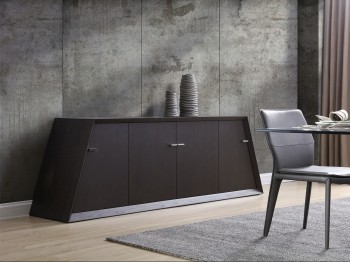4 Doors Wenge Oak Buffet for Living Room 4 Doors Wenge Oak Buffet for Living Room