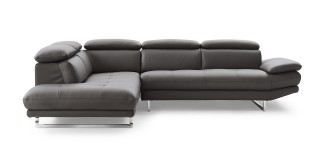 Adjustable Advanced Italian Leather Corner Couch