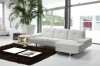 Graceful Full Italian Leather Sectionals