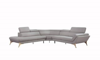 Luxury Italian Top Grain Leather Sectional Sofa