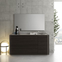 Graceful Wood Elite Design Furniture Set with Long Panels