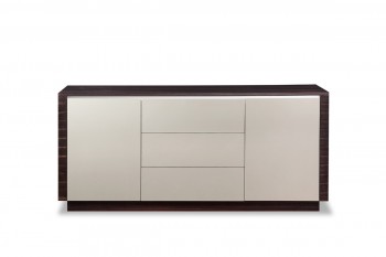 Spacious Grey and Oak Veneer Buffet Spacious Grey and Oak Veneer Buffet