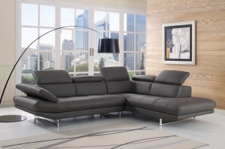 Adjustable Advanced Italian Leather Corner Couch