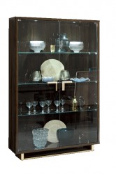 Dark Brown 2-Door Buffet for Dining Room