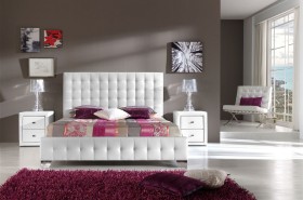 Made in Spain Leather Designer Bedroom feat Light