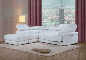 Adjustable Advanced Top-Grain Leather Sectional