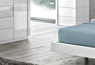 Overnice Wood Designer Bedroom Furniture Sets with Long Panels