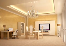 Contemporary Matte White Wall Panel with Drawers Contemporary Matte White Wall Panel with Drawers