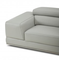 Elegant Italian Leather Living Room Furniture