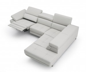 Advanced Adjustable Full Leather Corner Couch