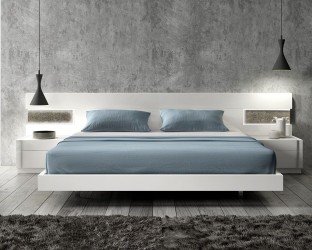 Overnice Wood Designer Bedroom Furniture Sets with Long Panels
