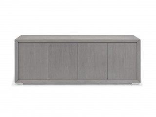 4 Doors Gray Oak Buffet for Living Room