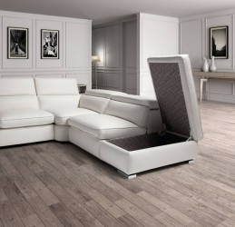 High End 100% Italian Leather Sectional