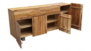 Live Edge Acacia Wood Buffet