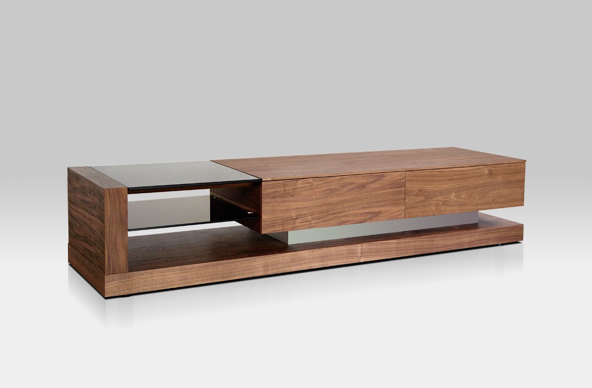 Elite Walnut TV Unit - Click Image to Close