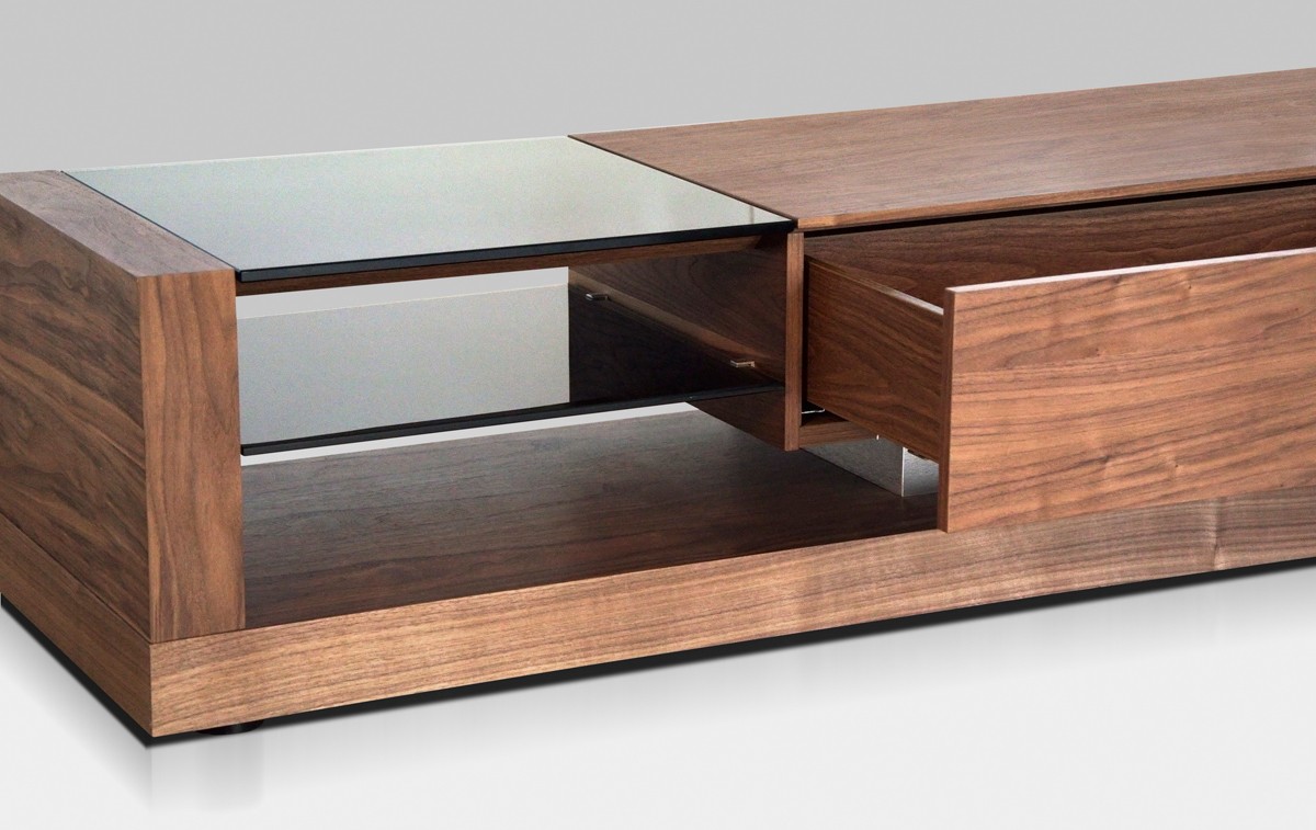 Elite Walnut TV Unit - Click Image to Close