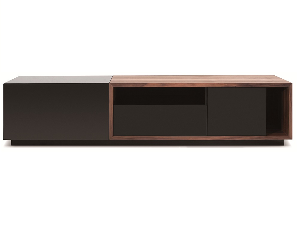 Madison Wenge Glossy Contemporary TV Stand - Click Image to Close