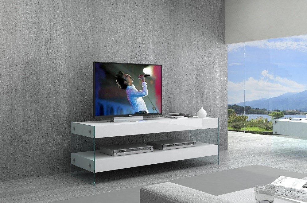 Evelyn Glossy TV-Stand with Color Options - Click Image to Close