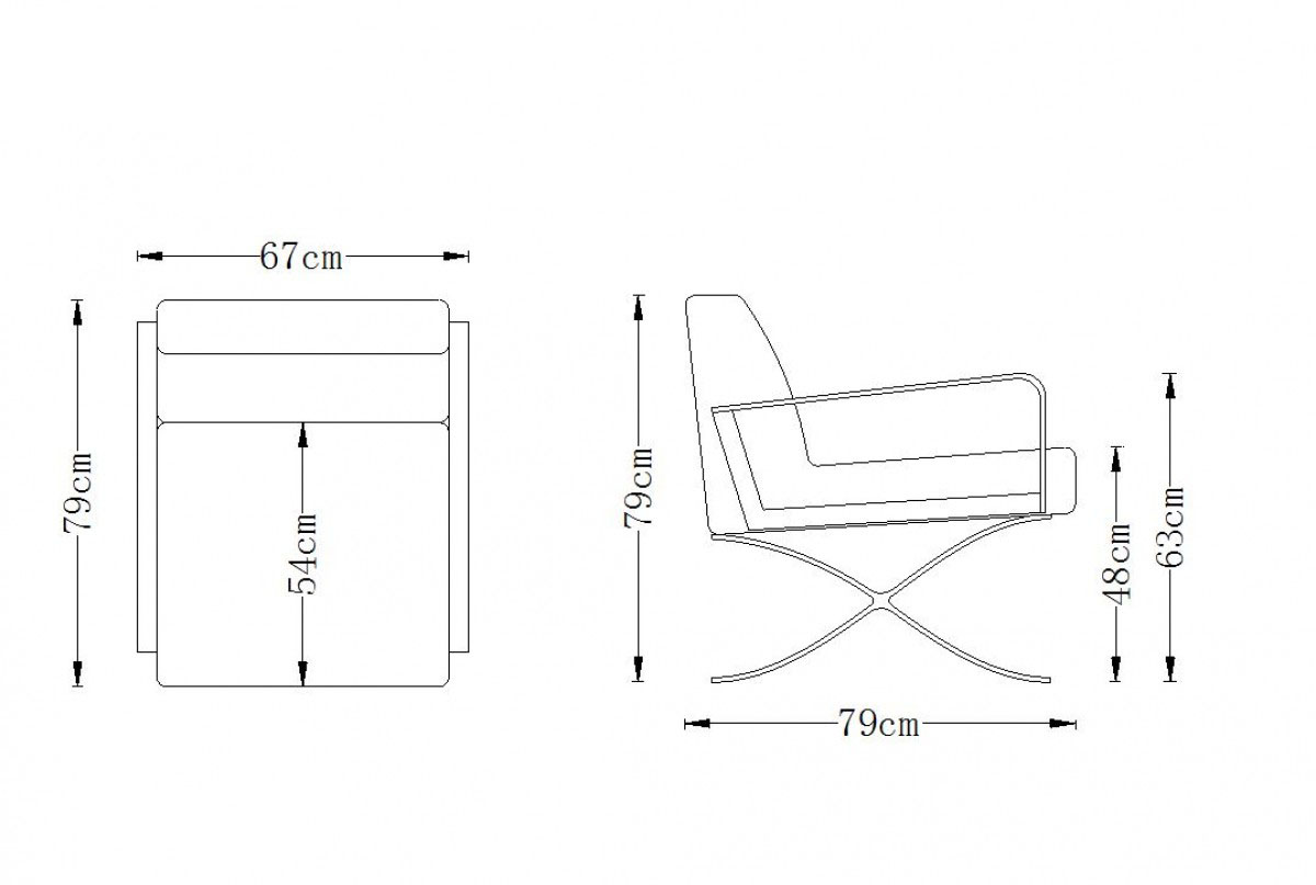 Modern White Leather Stainless Steel X Legs Chair - Click Image to Close