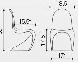 S Chair with ABS Seat and Base - Click Image to Close