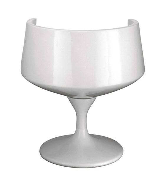 Cup Chair with Molded Seat and Swivel Base Eero Saarinen Style - Click Image to Close