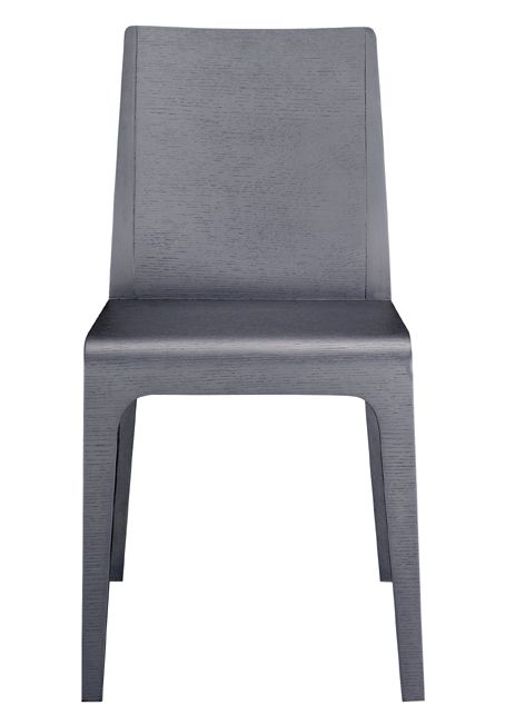Caesar Chair with Brushed Steel Accents - Click Image to Close