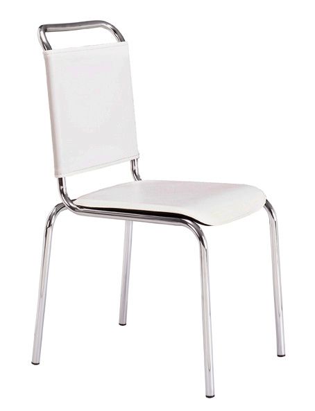 Structure Chair with Leatherette Seat and Back - Click Image to Close