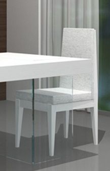 Cloud Unique Dining Chair in White Lacquer