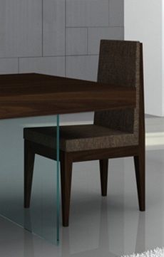 Float Contemporary Dining Chair in Timber Chocolate