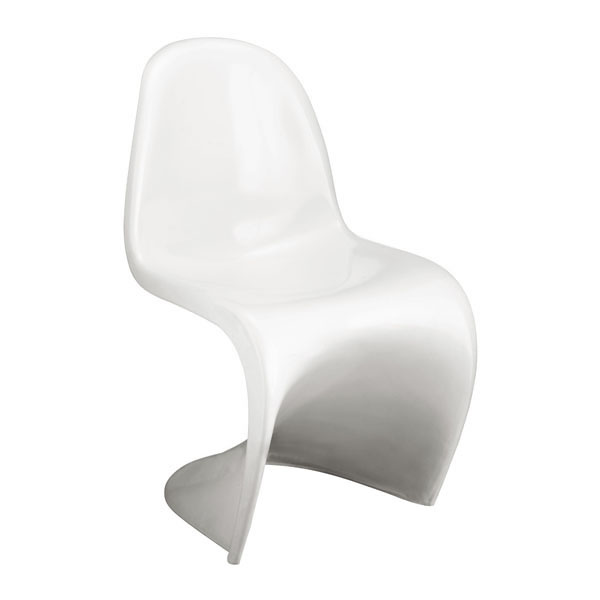 Contemporary S Shaped Modern Chair with Color Options - Click Image to Close