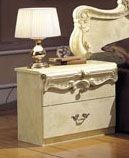 Barocco Ivory Traditional Design Night Stand Barocco Ivory Traditional Design Night Stand