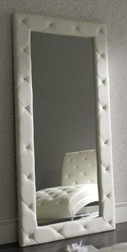 Spain Full Length Eco-Leather Upholstered Floor Mirror 